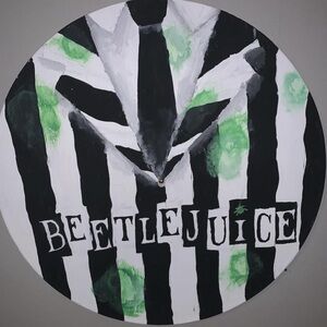 Beetlejuice Vinyl Art Patinting